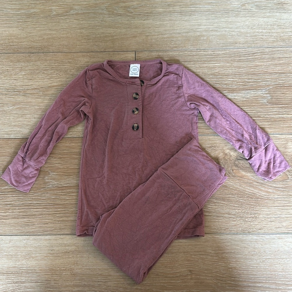 Lou Lou & Co Mauve Pajamas | 12-24 months